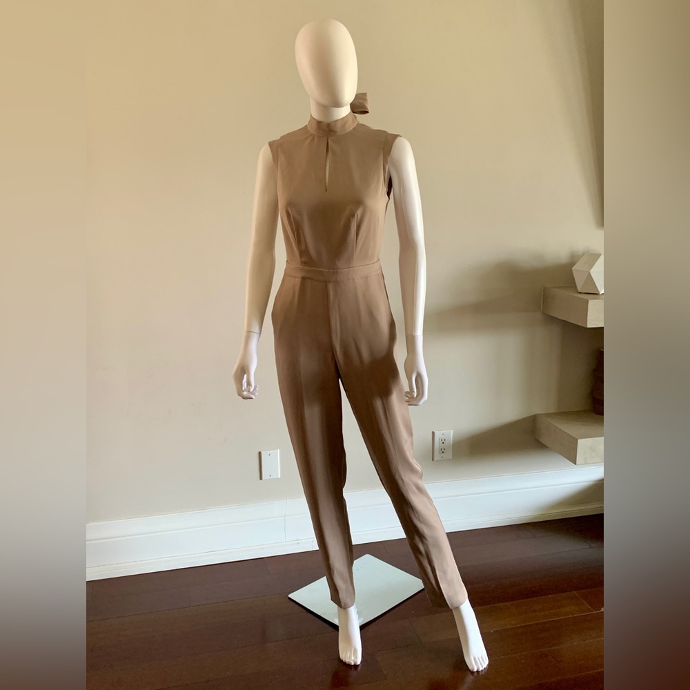 NWOT Marciano Bernice Jumpsuit in Nude